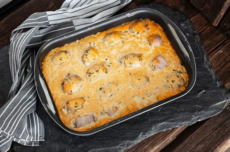 Schweinefilet in Cognacsauce