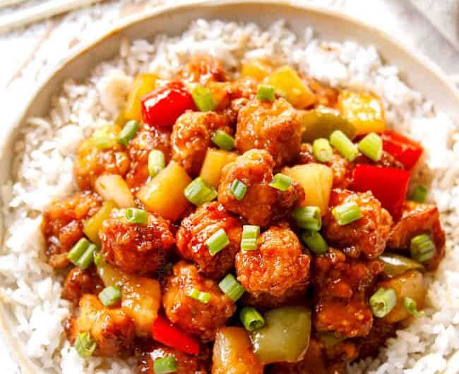 Hähnchen süß-sauer