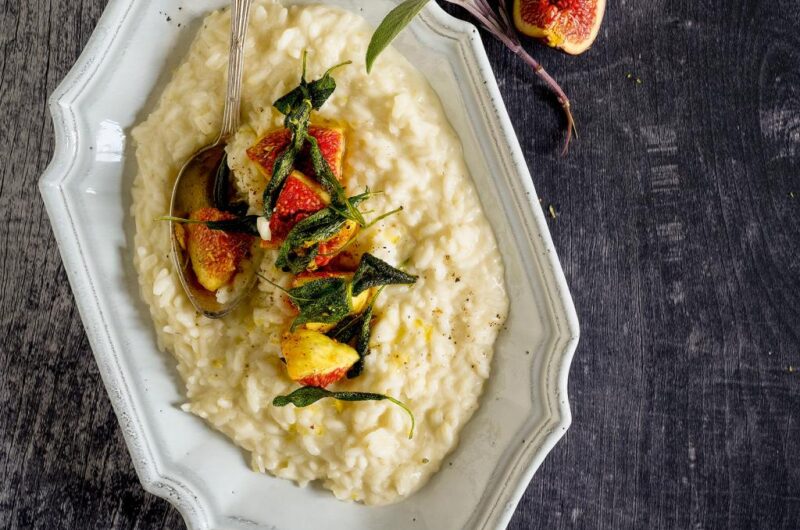Risotto mit Salbei-Feigen-Kompott