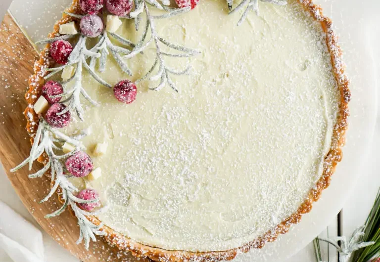 White Chocolate Cranberry Tarte