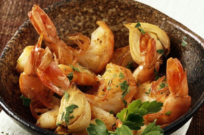 Garnelen in Knoblauch