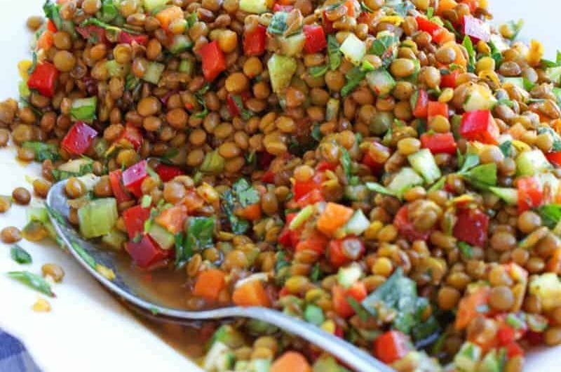 Arabischer Linsensalat