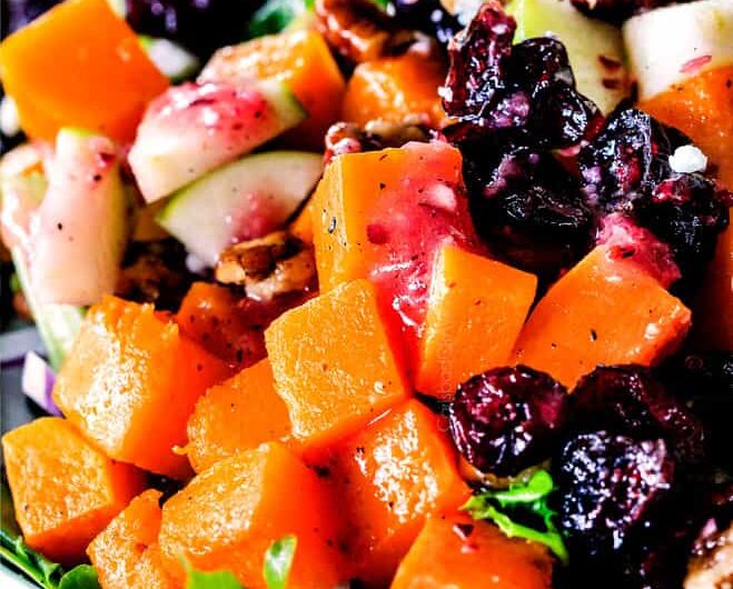 Butternut Kürbis Salat