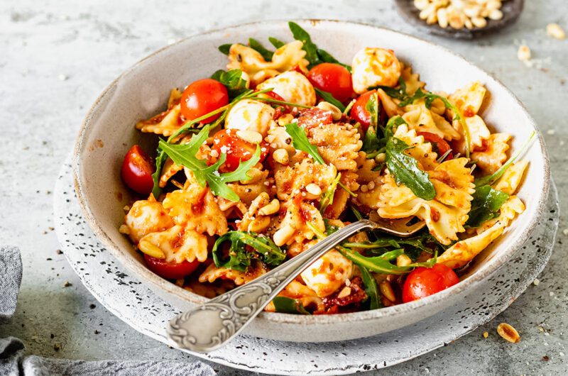 Mediteraner Nudelsalat