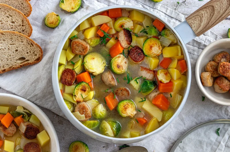 Gerösteter Rosenkohleintopf