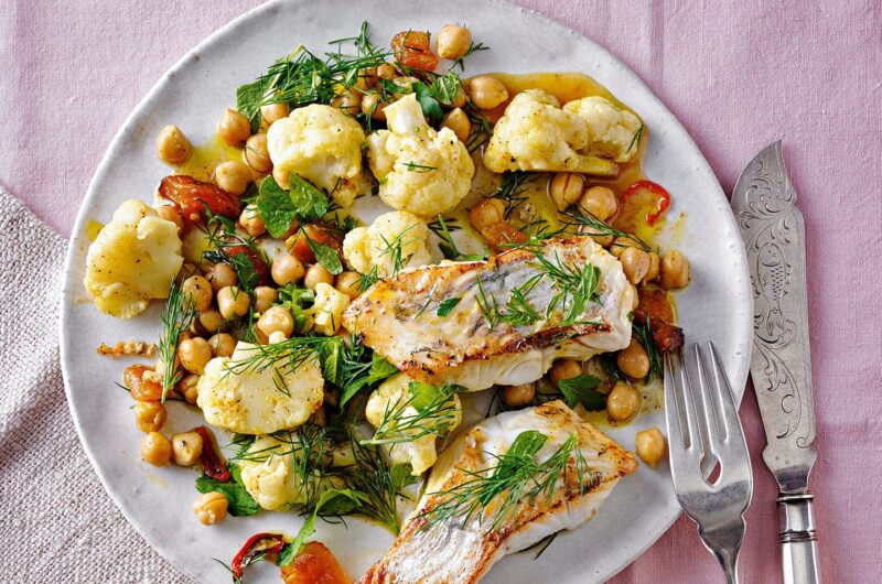 Blumenkohl-Kichererbsen-Salat